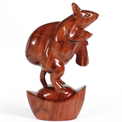 十二生肖鼠木雕 吉祥工藝，匠心獨(dú)運(yùn)的好店推薦