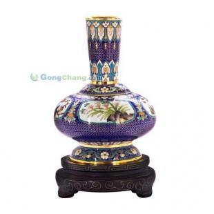 京景雅秀君子瓶 掐絲琺瑯藝術的現代詮釋與高端禮贈之選